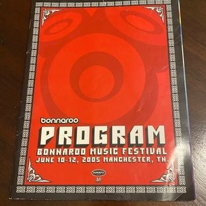 Vintage 2005 Bonnaroo Program